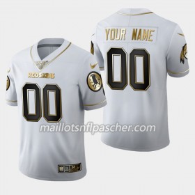 Maillot Washington Redskins Custom Nike Blanc Golden Edition 100th - Homme